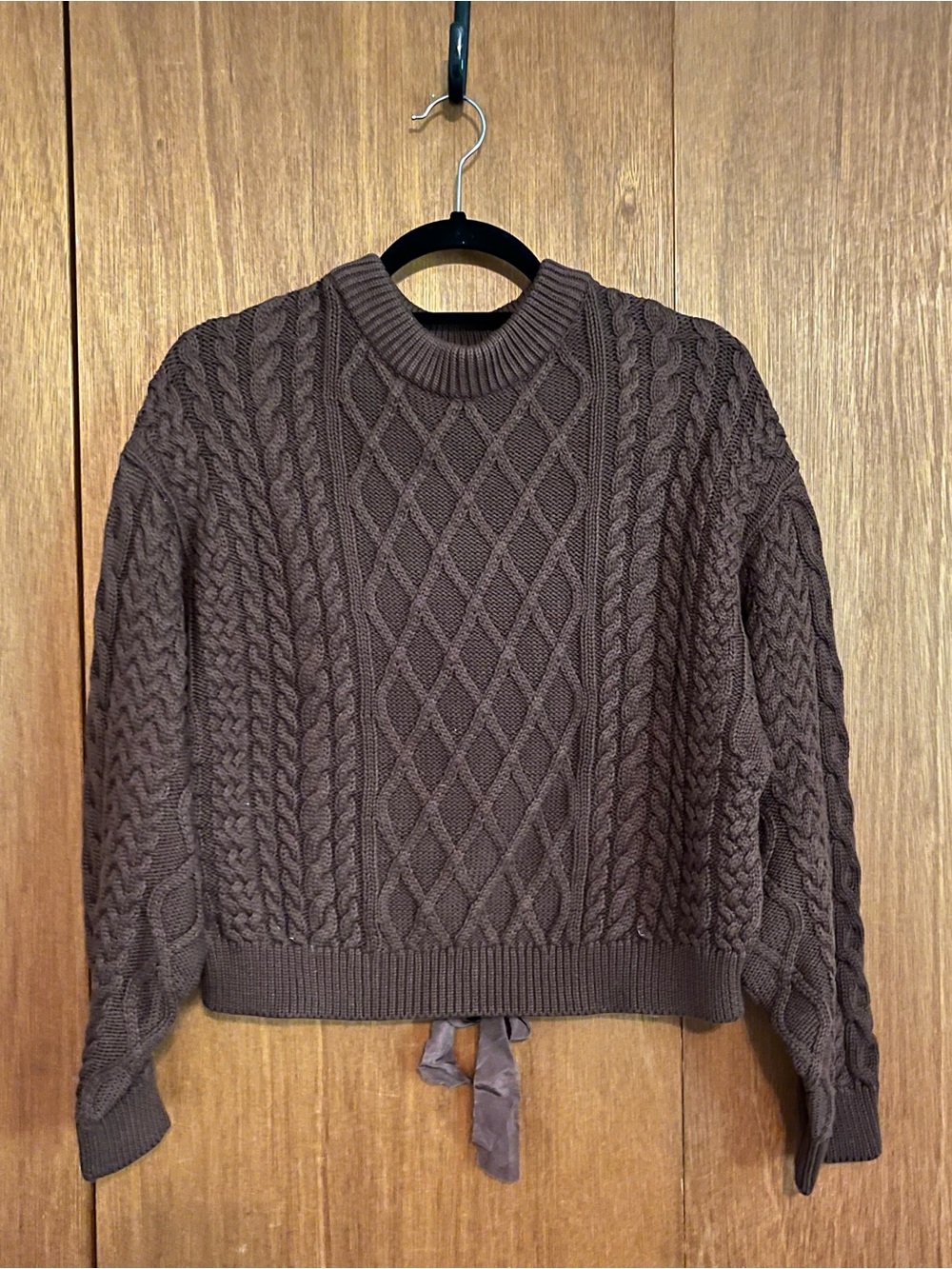 Chann Lu Cable Knit Sweater, NWT - Picture 2 of 5